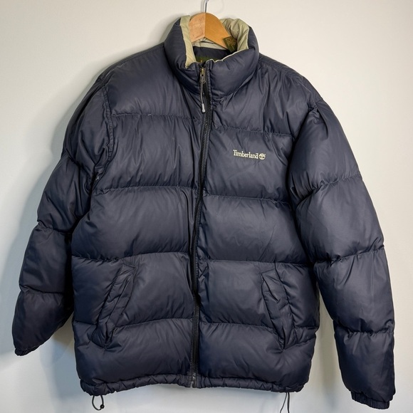 Timberland Men’s Black Puffer Down Duck Filling Jacket (M) - Picture 1 of 9